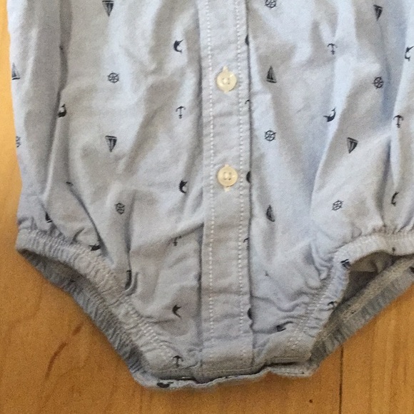 Carter’s nautical button down bodysuit 12m ⛴ - Picture 3 of 3